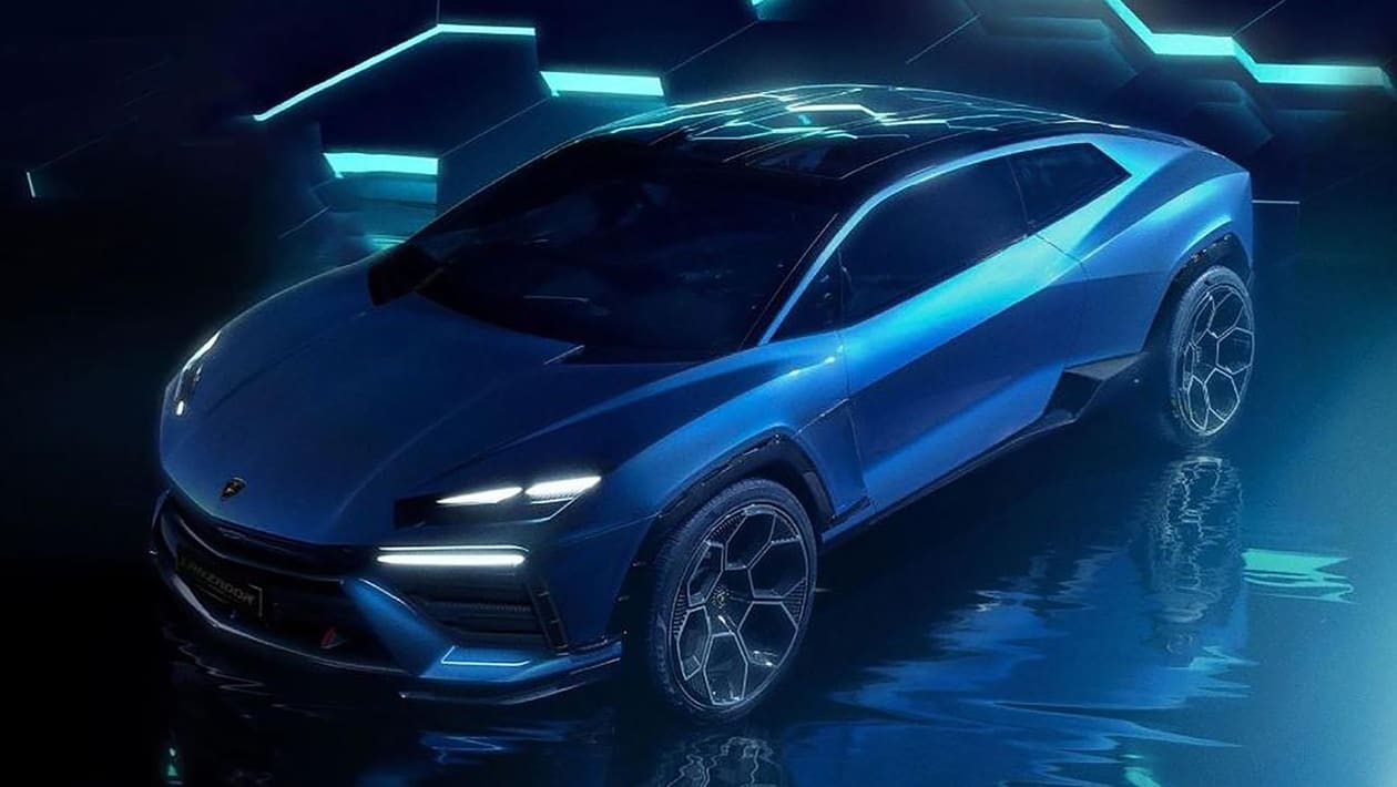 New Lamborghini Lanzador electric concept car leaked and teaser images